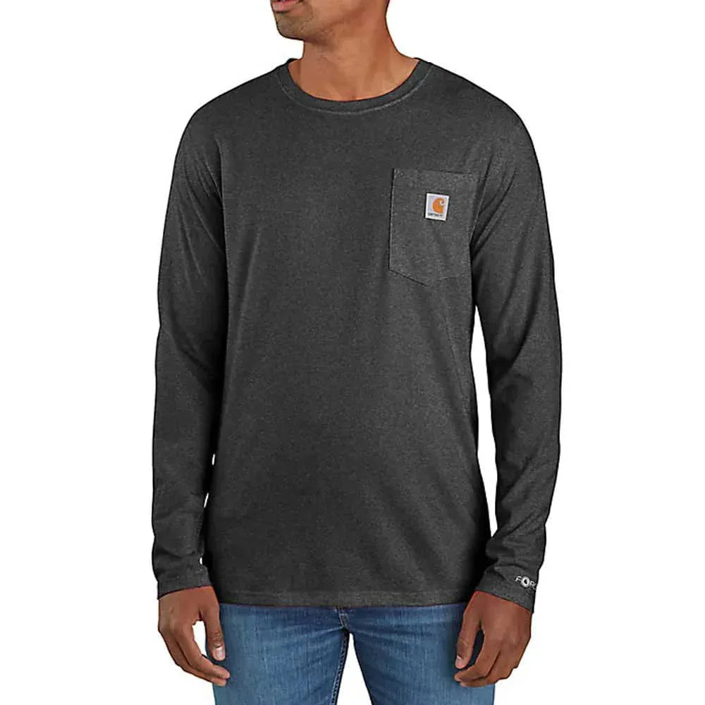 Carhartt Force® Midweight Logo L/S Pocket T-Shirt - RSEA Safety Outlet